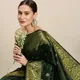 B GREEN__Royal Rajgharana Sarees